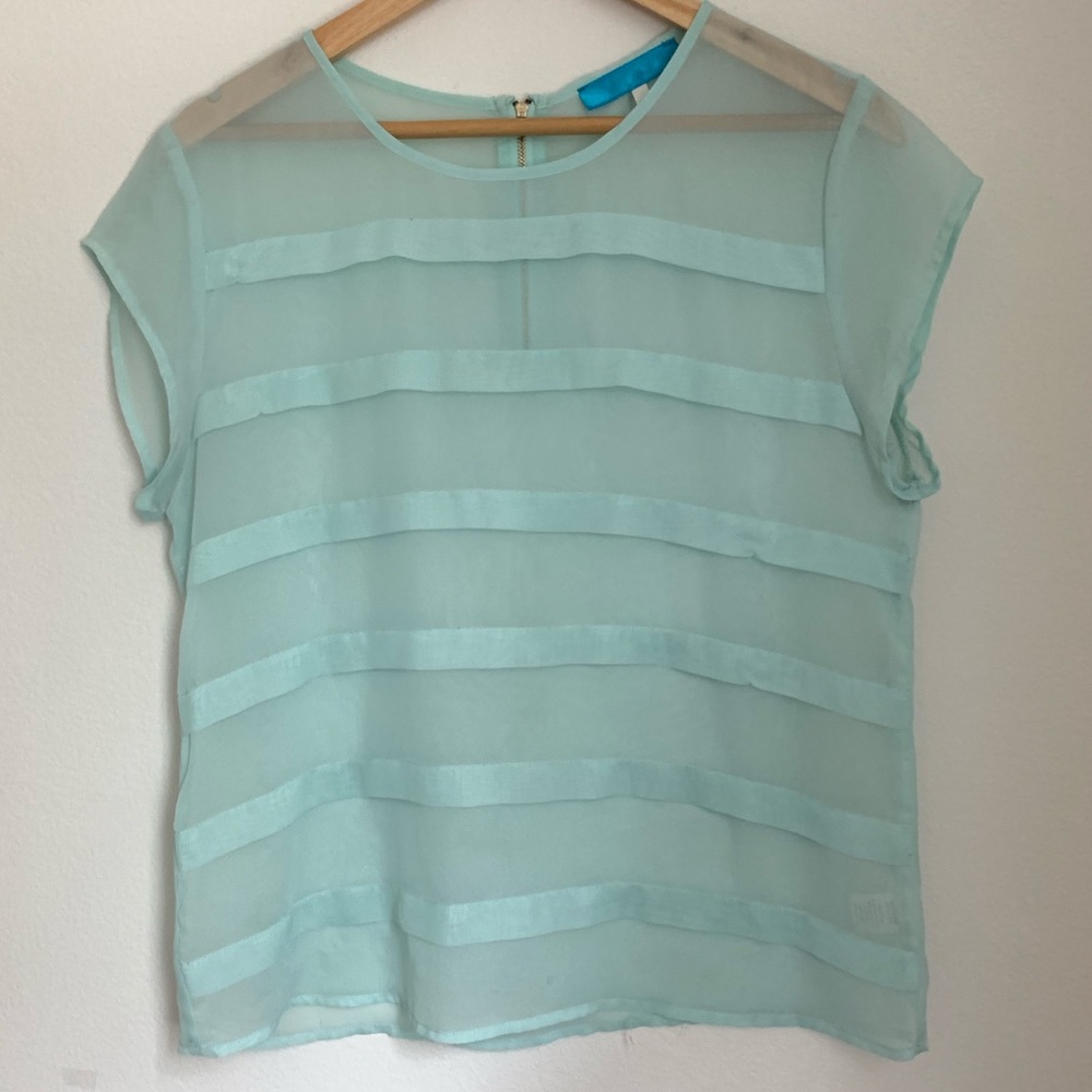 Light Teal LA Boutique Tee